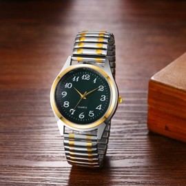 Avaner Women's Elastic Strap Watches: Stretch Band Easy Reader Analog Quartz Bracelet Bangle Wrist Watches