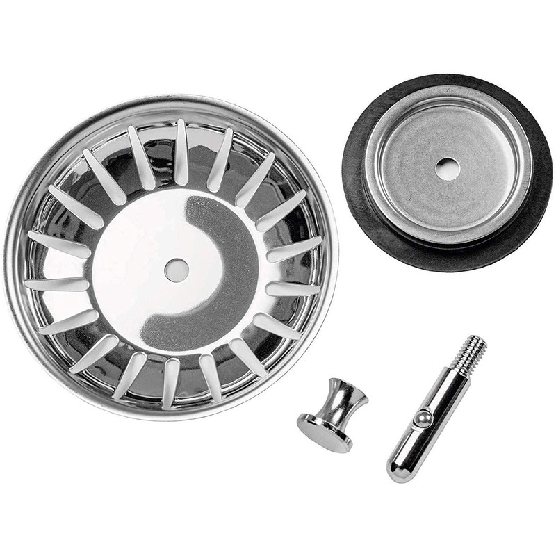 Andrew James Stainless Steel Sink Strainer Plug for Food Waste
