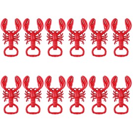 HOMSFOU Crawfish Bottle Opener with Decorative Crayfish Design Compact Zinc Alloy Cap Lifter for Home Kitchen Bar Use Easy Grip Beer Lid Opener Tool