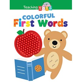 Colorful First Words - Silicone Touch and Feel Board Book - Sensory Board Book