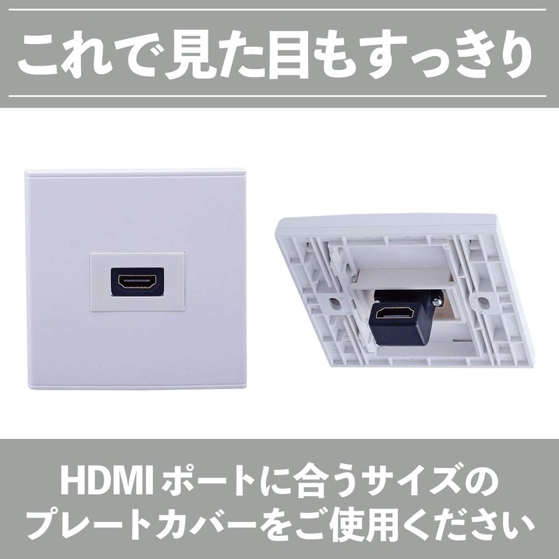 Felmore Wall Plate HDMI Attachment Wall Plate with HDMI Port,