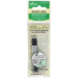 Clover Refill Mechanical 0.7mm Pencil, Silver