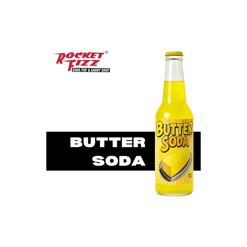 Rocket Fizz Butter Soda Flavor | Cane Sugar | Craft