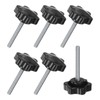 M METERXITY 6 Pack Star Clamp Knobs M6x50mm Male Thread