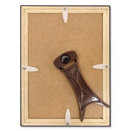 YONEOKA RIBBON Picture Frame Portrait Frame Black Large Wood with Back Stand with Mat Mat Mount Glass Front Picture Frame Picture Frame
