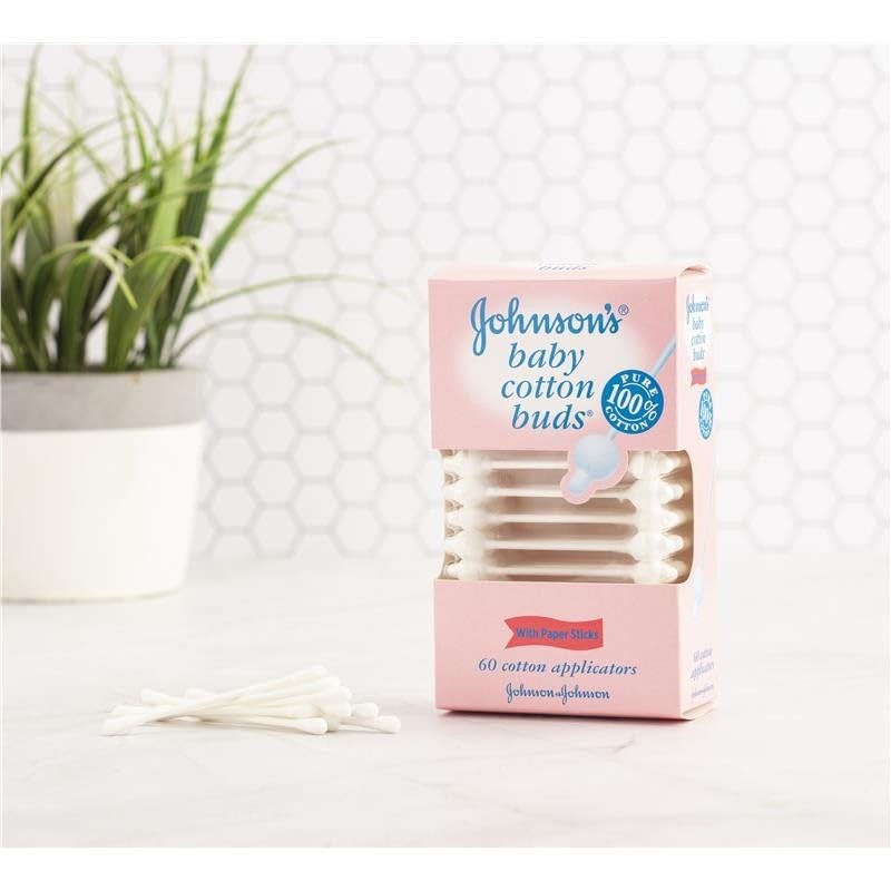 Johnson's Gentle Baby Cotton Buds 60 Pack