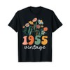 70 Years Old Vintage 1955 70th Women Birthday Wildflower T-Shirt