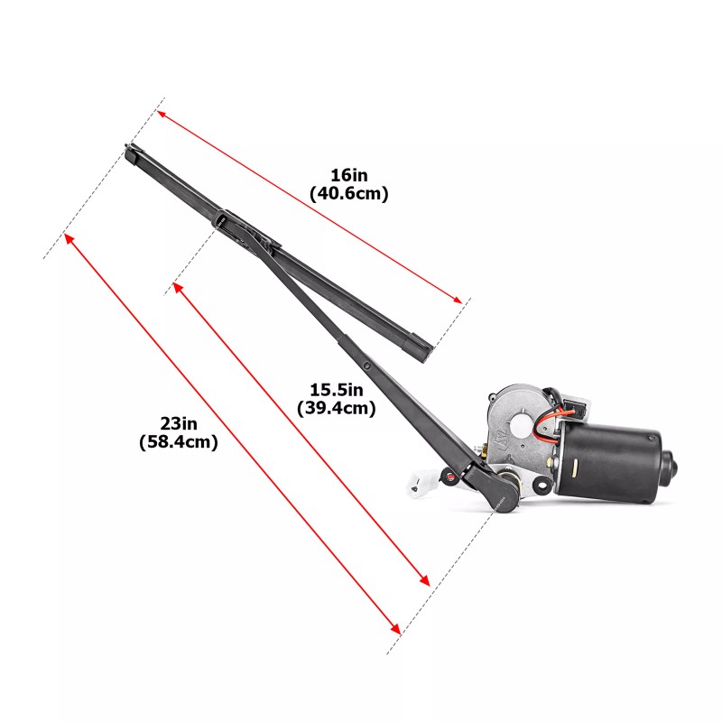 SI For Polaris RZR Turbo R/R 4 Electric Windshield Wiper