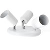 GU10 Ceiling Spotlight Holder 3 Head Rotating Lamp Base Fixture