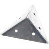Merriway® BH01162 (4 Pcs) Zinc Plated Pyramid Corner Angle Bracket