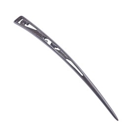 Breezelike Handmade Carved Ebony (Black Sandalwood) Hair Stick: Waves