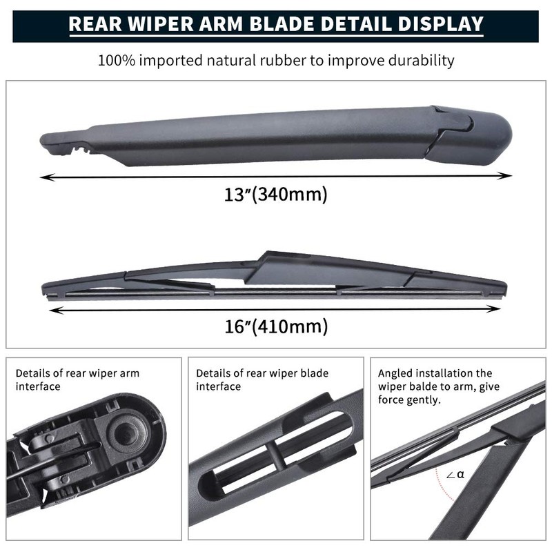 Rear Wiper Arm Blade, for Kia Sedona 2006-2014 - MIKKUPPA
