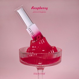 classic nail Mayour Raspberry Syrup Gel Nail Set of 8 / 메이유어 라즈베리 시럽젤 네일 8종 세트