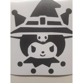Cute Kuromi Witch Sticker Vinyl Decal Great for Car Windows Laptops Waterproof!