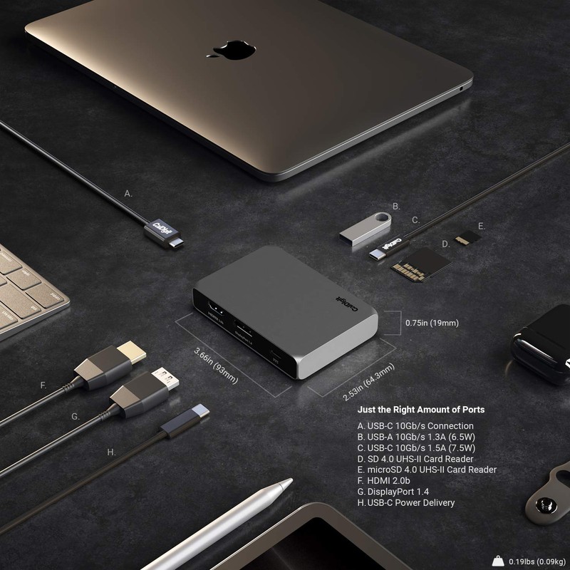 CalDigit USB-C Gen2 10Gb/s SOHO Dock - Up to 4K