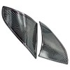 S SIZVER Interior Black Chrome Polished Steel Front Triangle Speaker