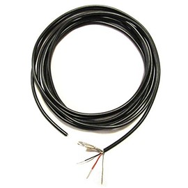 Guitar Circuit Hookup Wire - Shielded - 2-Conductor - 24 AWG - 12-Feet - Black
