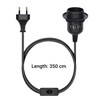 Kwmobile E27 Plug-In Light Fitting with Switch, E 27 Socket,