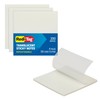 Redi-Tag Translucent Sticky Notes, Transparent Self-Stick Notes, 3" x 3",