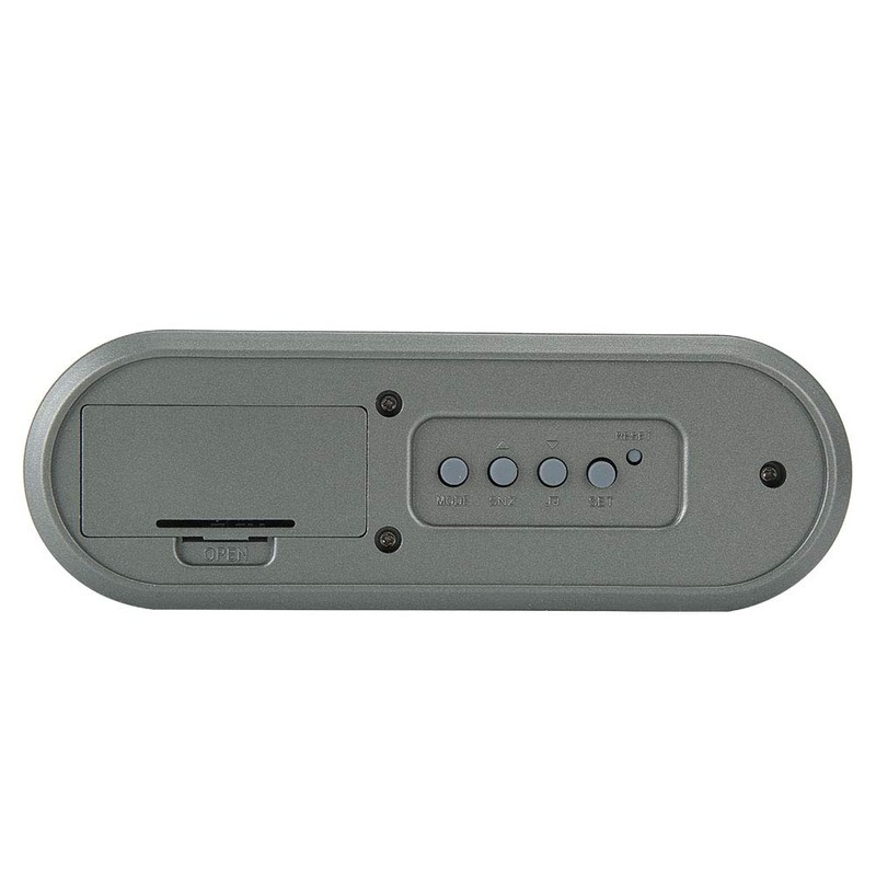 Tiiyee Pen Holder for Desk, Multi Functional LCD Digital Alarm