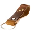ELBERCRAFT® Keyring Leather Zodiac Sign Chrome Free Zodiac Sign, Sagittarius