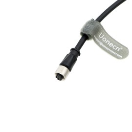 Uonecn M12 8 Pin Female Cable Aviation Female Shielded Electrical Cable for Cognex Industrial Camera 5M