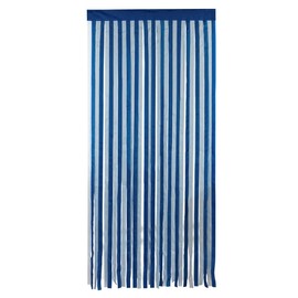 Wenko Door Curtain, blue-white