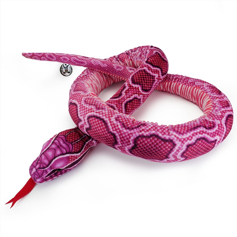 Pink Python Cuddly Toy Snake Python Plush Snake Plush Toy