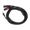 3.5mm Stereo Male to Dual 2 XLR Male Plug Connector