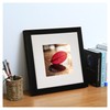 8x8 Picture Frame Gallery Photo Frame with 5x5 mat,Freestanding and