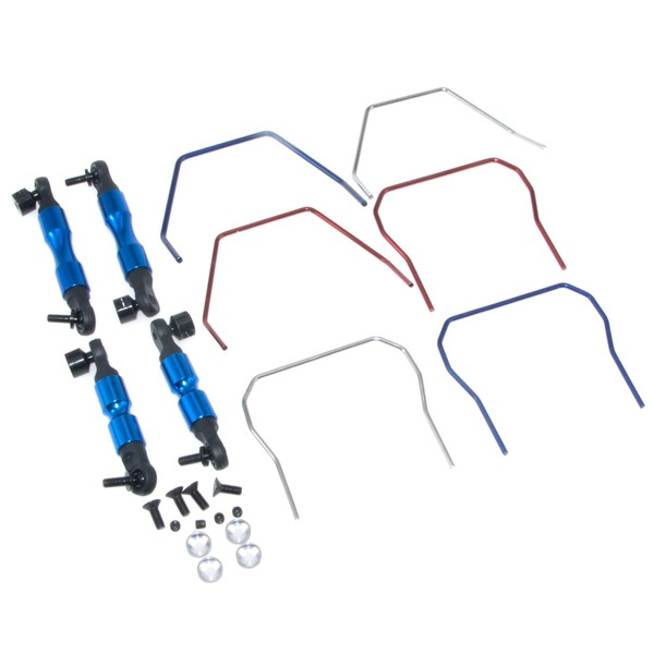 Sway Anti-Roll Bar Kit Compatible with 1/10 Traxxas 4X4 4WD