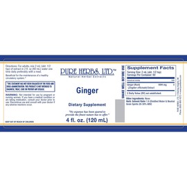Pure Herbs, Ltd. Ginger (4 oz.)