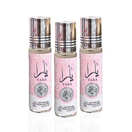 LATTAFA Yara Roll-On Perfume Oil - Variations (0.34 Fl Oz (Pack Of 3))