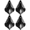 M METERXITY 4-Pack Crystal Maple Leaf Prisms, 38mm/1.5 Inch Chandelier