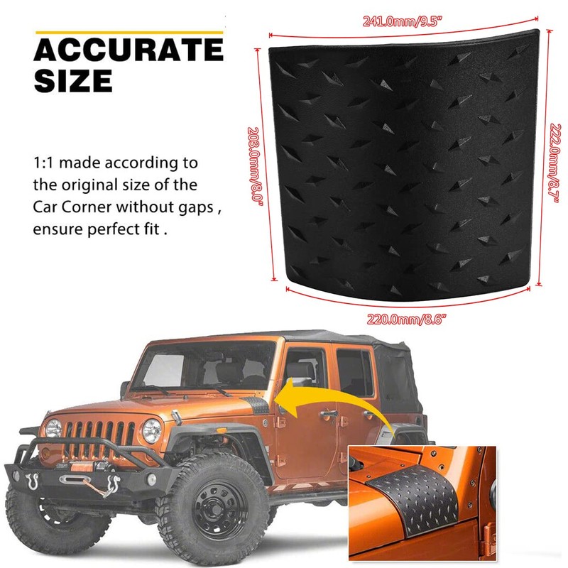 Wocch Cowl Body Armor Outer Cowling Cover Corner Guards for