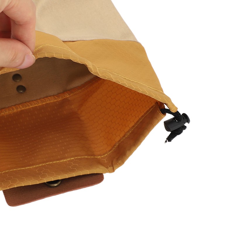 Orchard Picking Bag Canvas Leather Waist Hanging Fruit Harvest Bag