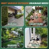 Cast Iron Drain Grate, 9 * 9in Outdoor Drain Cover,