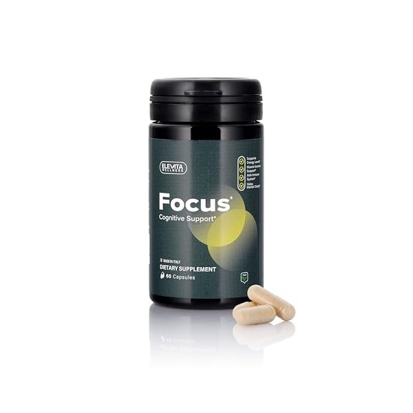Focus Supplement (Made in Italy) | Premium Blend with L-Theanine,