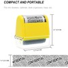 Wide Roller Stamp Identity Theft Stamp 1.5 Inch Perfect for