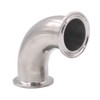 DERNORD 1-1/2" Tube OD Elbow 90 Degree Sanitary Pipe Fitting