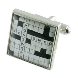 Select Gifts Manschettenknöpfe Kreuzwortmanschettenknöpfe ~ Puzzle ~ maßgeschneiderte personalisierte Manschettenknöpfe wählen Geschenk-Beutel (max 8x8)