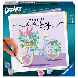 Ravensburger Take it Easy Paint by Numbers Kit for Adults - 20099 - Painting Arts and Crafts for Ages 12 and Up