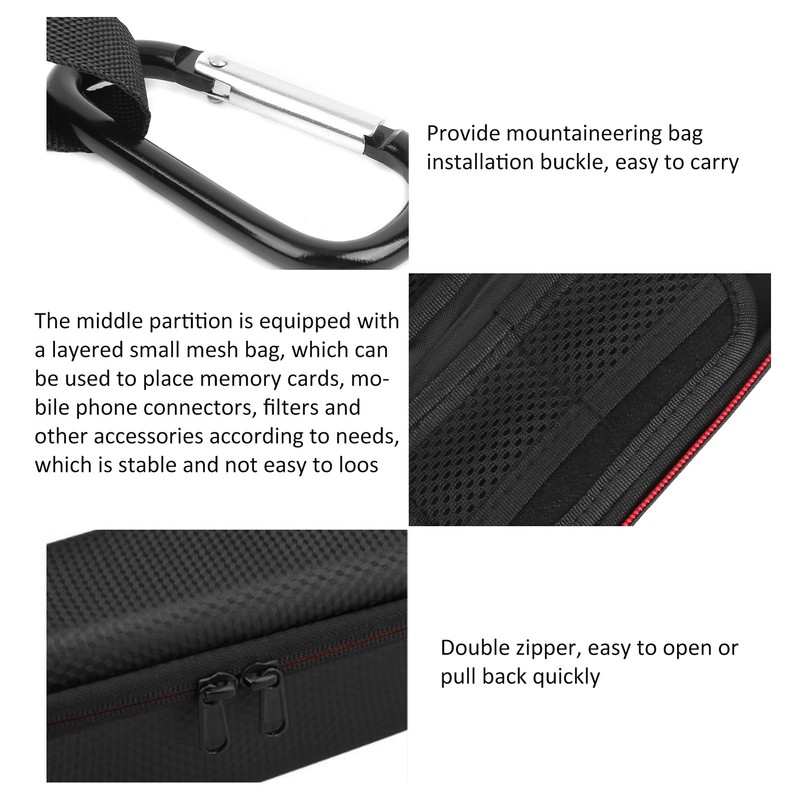 Portable Pocket Camera PU Storage Bag Shockproof Waterproof Case for