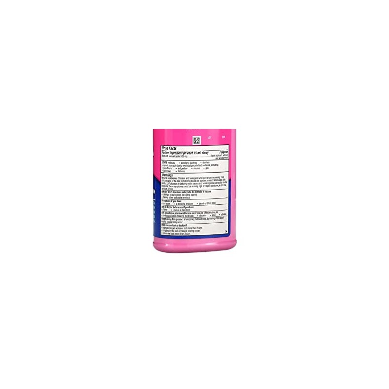 Pepto Bismol Ultra Liquid for Upset Stomach, 5 Symptom Relief,