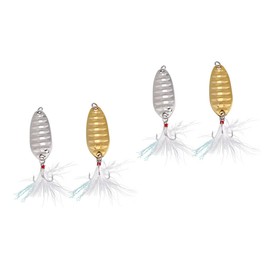 BESPORTBLE 4 Pcs Sinking Fishing Vivid Fish Skin Strong Hooks Perfect for Freshwater Seawater Long Casting Distance