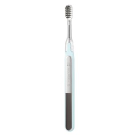 Soladey5 - Cepillo de dientes iónico, azul, paneles solares y semiconductor TiO2