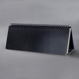 SIGEL C2480 Conceptum Desktop planner 2024, large, large, Black, hardcover, 2 pages equal to the week at the bottom and notes at the top, 132 pages