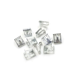 Partuto Car Dashboard Retainer Instrument Panel Metal Clip 13.5 x 15mm 10pcs Replacement