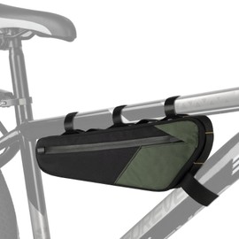 Top Tube Bag Bicycle Bag Frame Waterproof Reflective Bicycle Frame Bag for Road Bike Bicycle Accessories Bicycle Tool Bag 2.5L for Mountain Bikes Road Bikes 380 x 115 x 55 mm Green