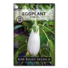 Sow Right Seeds - Casper Eggplant Seeds for Planting -